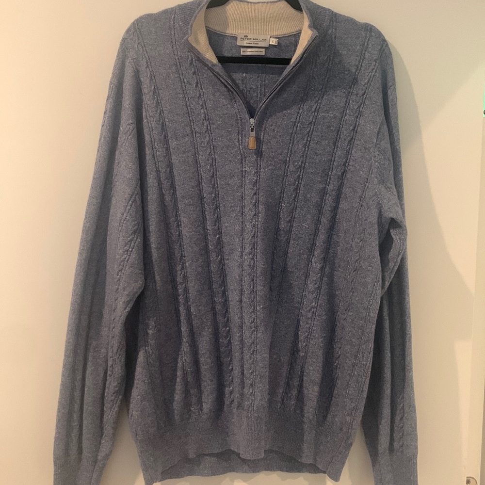 Peter Millar quarter zip sweater